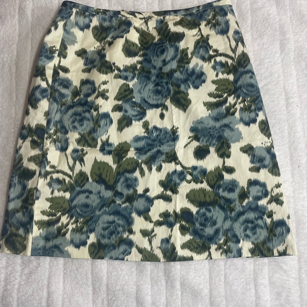 J. Crew Floral Skirt